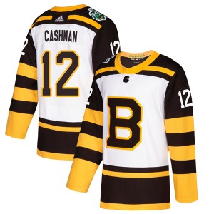 Youth Boston Bruins Wayne Cashman Adidas Authentic 2019 Winter Classic Jersey - White