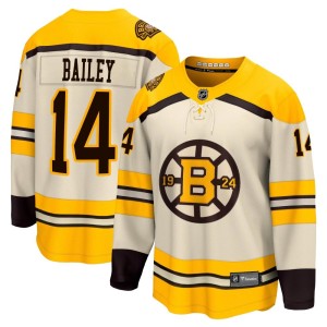 Youth Boston Bruins Garnet Ace Bailey Fanatics Branded Premier Breakaway 100th Anniversary Jersey - Cream