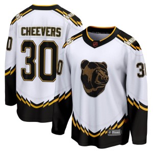 Youth Boston Bruins Gerry Cheevers Fanatics Branded Breakaway Special Edition 2.0 Jersey - White