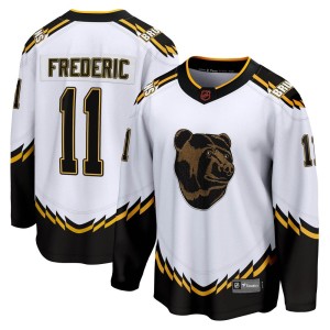 Youth Boston Bruins Trent Frederic Fanatics Branded Breakaway Special Edition 2.0 Jersey - White