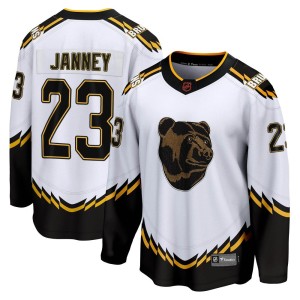 Youth Boston Bruins Craig Janney Fanatics Branded Breakaway Special Edition 2.0 Jersey - White