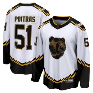 Youth Boston Bruins Matthew Poitras Fanatics Branded Breakaway Special Edition 2.0 Jersey - White