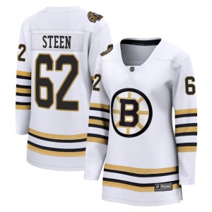 Women's Boston Bruins Oskar Steen Fanatics Branded Premier Breakaway 100th Anniversary Jersey - White