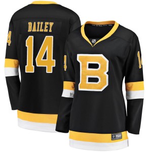 Women's Boston Bruins Garnet Ace Bailey Fanatics Branded Premier Breakaway Alternate Jersey - Black