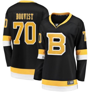 Women's Boston Bruins Jesper Boqvist Fanatics Branded Premier Breakaway Alternate Jersey - Black