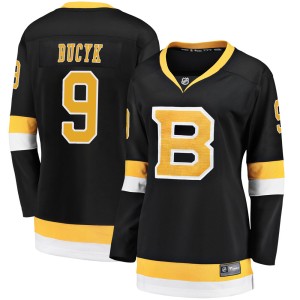 Women's Boston Bruins Johnny Bucyk Fanatics Branded Premier Breakaway Alternate Jersey - Black