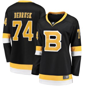 Women's Boston Bruins Jake DeBrusk Fanatics Branded Premier Breakaway Alternate Jersey - Black