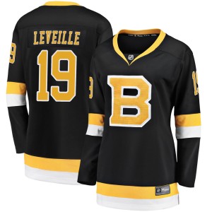 Women's Boston Bruins Normand Leveille Fanatics Branded Premier Breakaway Alternate Jersey - Black