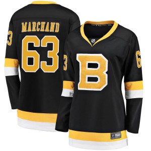 Women's Boston Bruins Brad Marchand Fanatics Branded Premier Breakaway Alternate Jersey - Black