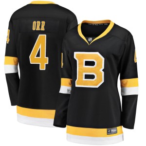 Women's Boston Bruins Bobby Orr Fanatics Branded Premier Breakaway Alternate Jersey - Black