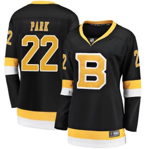 Women's Boston Bruins Brad Park Fanatics Branded Premier Breakaway Alternate Jersey - Black