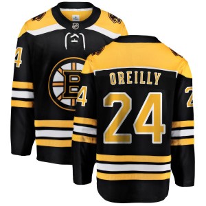 Youth Boston Bruins Terry O'Reilly Fanatics Branded Home Breakaway Jersey - Black