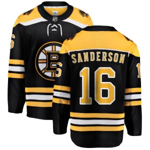 Youth Boston Bruins Derek Sanderson Fanatics Branded Home Breakaway Jersey - Black