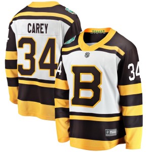 Youth Boston Bruins Paul Carey Fanatics Branded 2019 Winter Classic Breakaway Jersey - White