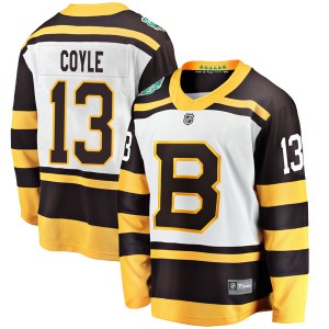 Youth Boston Bruins Charlie Coyle Fanatics Branded 2019 Winter Classic Breakaway Jersey - White