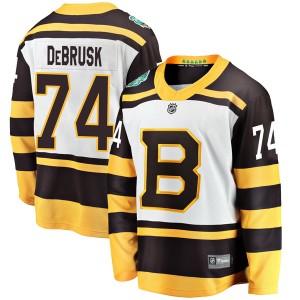 Youth Boston Bruins Jake DeBrusk Fanatics Branded 2019 Winter Classic Breakaway Jersey - White