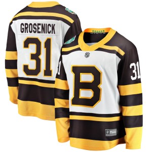 Youth Boston Bruins Troy Grosenick Fanatics Branded 2019 Winter Classic Breakaway Jersey - White