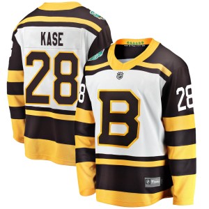 Youth Boston Bruins Ondrej Kase Fanatics Branded ized 2019 Winter Classic Breakaway Jersey - White