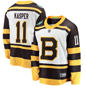 Youth Boston Bruins Steve Kasper Fanatics Branded 2019 Winter Classic Breakaway Jersey - White