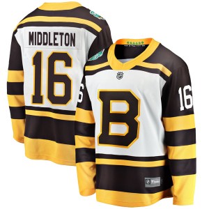 Youth Boston Bruins Rick Middleton Fanatics Branded 2019 Winter Classic Breakaway Jersey - White