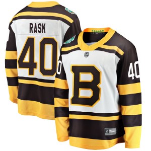 Youth Boston Bruins Tuukka Rask Fanatics Branded 2019 Winter Classic Breakaway Jersey - White