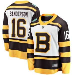 Youth Boston Bruins Derek Sanderson Fanatics Branded 2019 Winter Classic Breakaway Jersey - White
