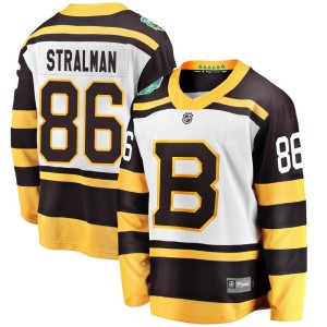 Youth Boston Bruins Anton Stralman Fanatics Branded 2019 Winter Classic Breakaway Jersey - White