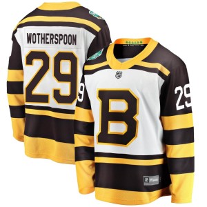 Youth Boston Bruins Parker Wotherspoon Fanatics Branded 2019 Winter Classic Breakaway Jersey - White