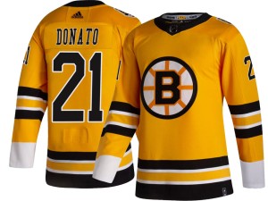 Youth Boston Bruins Ted Donato Adidas Breakaway 2020/21 Special Edition Jersey - Gold