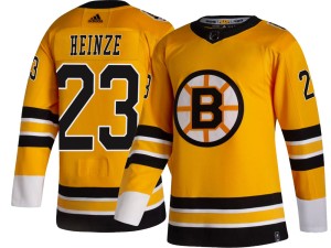 Youth Boston Bruins Steve Heinze Adidas Breakaway 2020/21 Special Edition Jersey - Gold