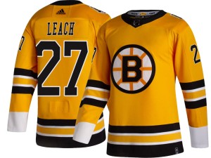 Youth Boston Bruins Reggie Leach Adidas Breakaway 2020/21 Special Edition Jersey - Gold