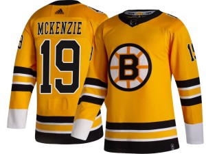 Youth Boston Bruins Johnny Mckenzie Adidas Breakaway 2020/21 Special Edition Jersey - Gold