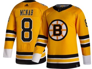 Youth Boston Bruins Peter Mcnab Adidas Breakaway 2020/21 Special Edition Jersey - Gold