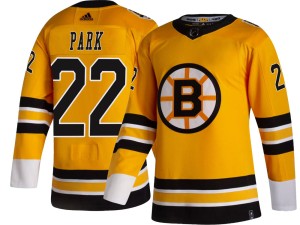 Youth Boston Bruins Brad Park Adidas Breakaway 2020/21 Special Edition Jersey - Gold
