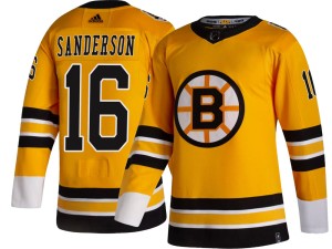 Youth Boston Bruins Derek Sanderson Adidas Breakaway 2020/21 Special Edition Jersey - Gold