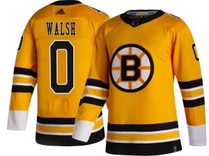 Youth Boston Bruins Reilly Walsh Adidas Breakaway 2020/21 Special Edition Jersey - Gold