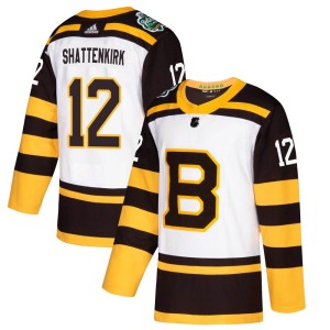Men's Boston Bruins Kevin Shattenkirk Adidas Authentic 2019 Winter Classic Jersey - White