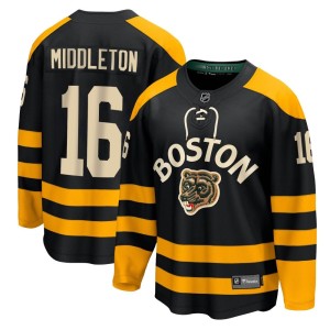 Youth Boston Bruins Rick Middleton Fanatics Branded Breakaway 2023 Winter Classic Jersey - Black