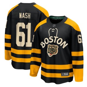 Youth Boston Bruins Rick Nash Fanatics Branded Breakaway 2023 Winter Classic Jersey - Black
