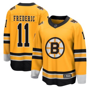 Youth Boston Bruins Trent Frederic Fanatics Branded Breakaway 2020/21 Special Edition Jersey - Gold