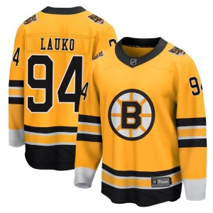 Youth Boston Bruins Jakub Lauko Fanatics Branded Breakaway 2020/21 Special Edition Jersey - Gold
