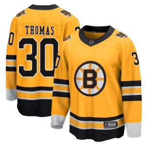 Youth Boston Bruins Tim Thomas Fanatics Branded Breakaway 2020/21 Special Edition Jersey - Gold