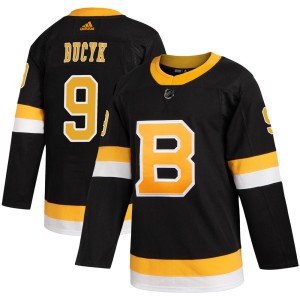 Youth Boston Bruins Johnny Bucyk Adidas Authentic Alternate Jersey - Black
