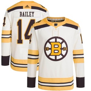 Youth Boston Bruins Garnet Ace Bailey Adidas Authentic 100th Anniversary Primegreen Jersey - Cream