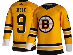 Men's Boston Bruins Johnny Bucyk Adidas Breakaway 2020/21 Special Edition Jersey - Gold