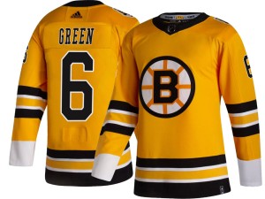 Men's Boston Bruins Ted Green Adidas Breakaway 2020/21 Special Edition Jersey - Gold