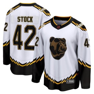 Men's Boston Bruins Pj Stock Fanatics Branded Breakaway Special Edition 2.0 Jersey - White
