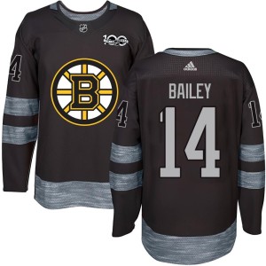 Men's Boston Bruins Garnet Ace Bailey Authentic 1917-2017 100th Anniversary Jersey - Black