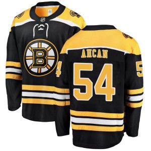 Men's Boston Bruins Jack Ahcan Fanatics Branded Breakaway Home Jersey - Black
