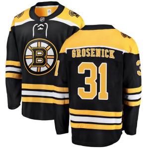 Men's Boston Bruins Troy Grosenick Fanatics Branded Breakaway Home Jersey - Black